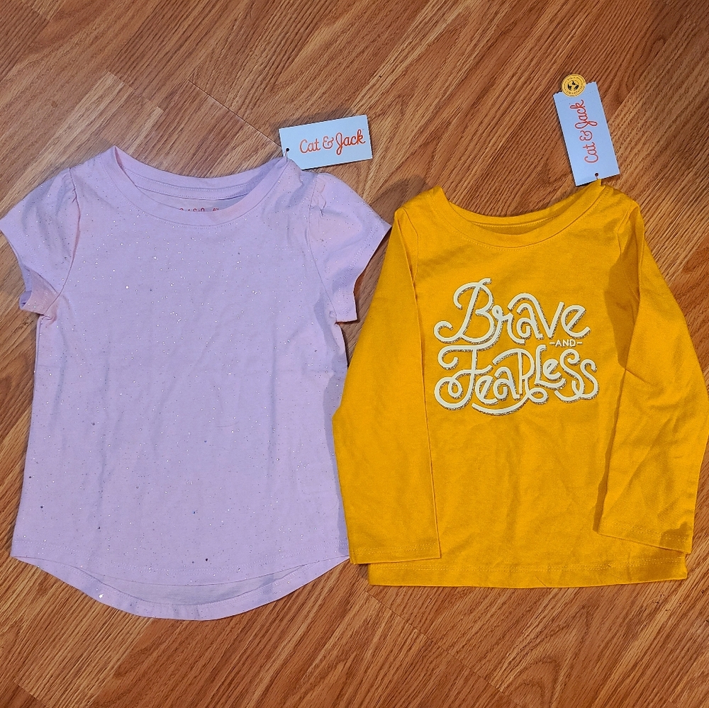 Cat & Jack 2t shirts NWT